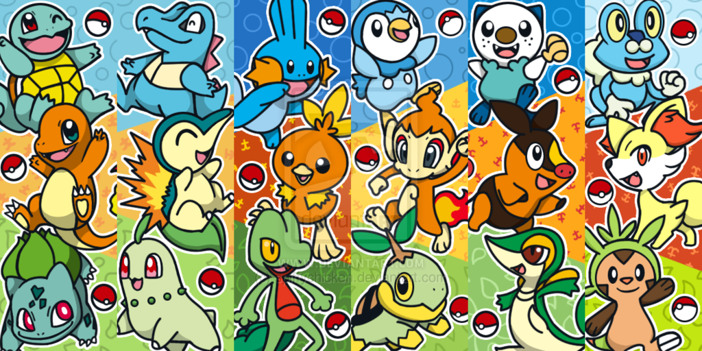 11 ideias de Pokemon iniciais  pokemon iniciais, pokemon, coisas de pokemon